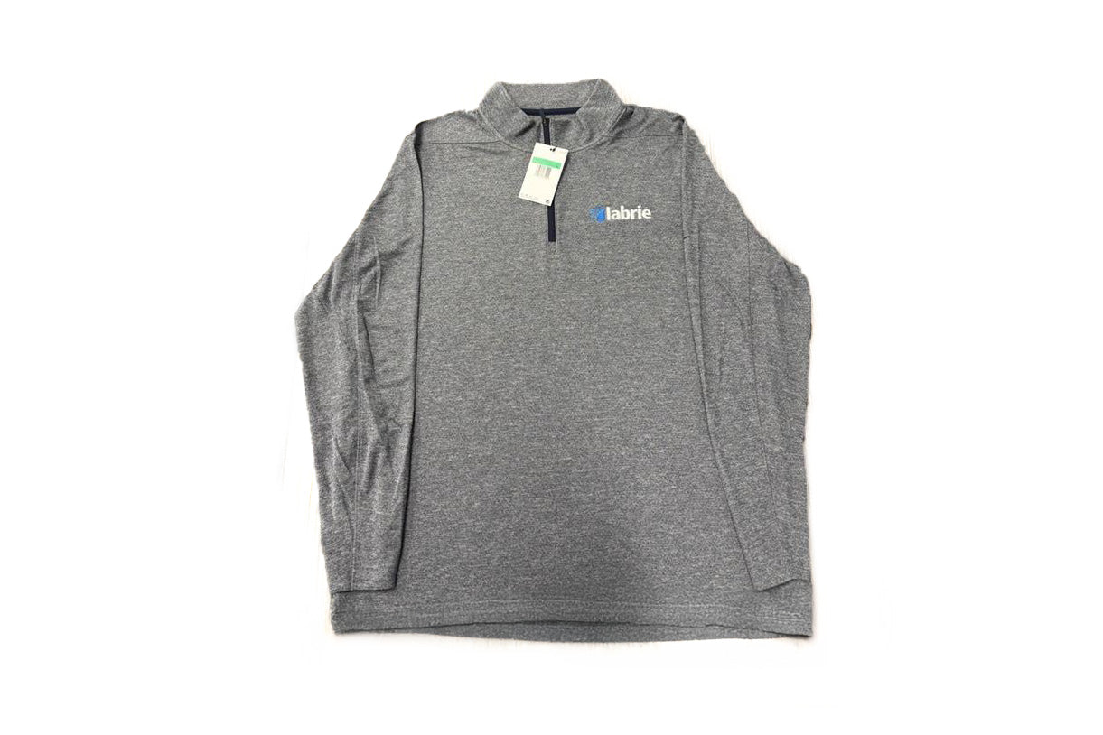 Labrie Group branded Nike Dry 1/2-Zip Cover-Up - Navy/Heather
