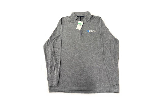 T-shirt Nike Dry 1/2 zip de marque Labrie Group - Bleu marine/chien
